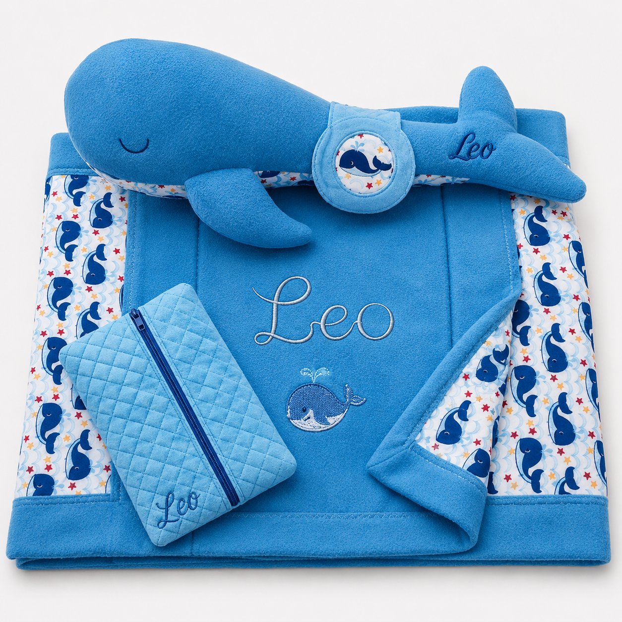 Whale Newborn Gift Set