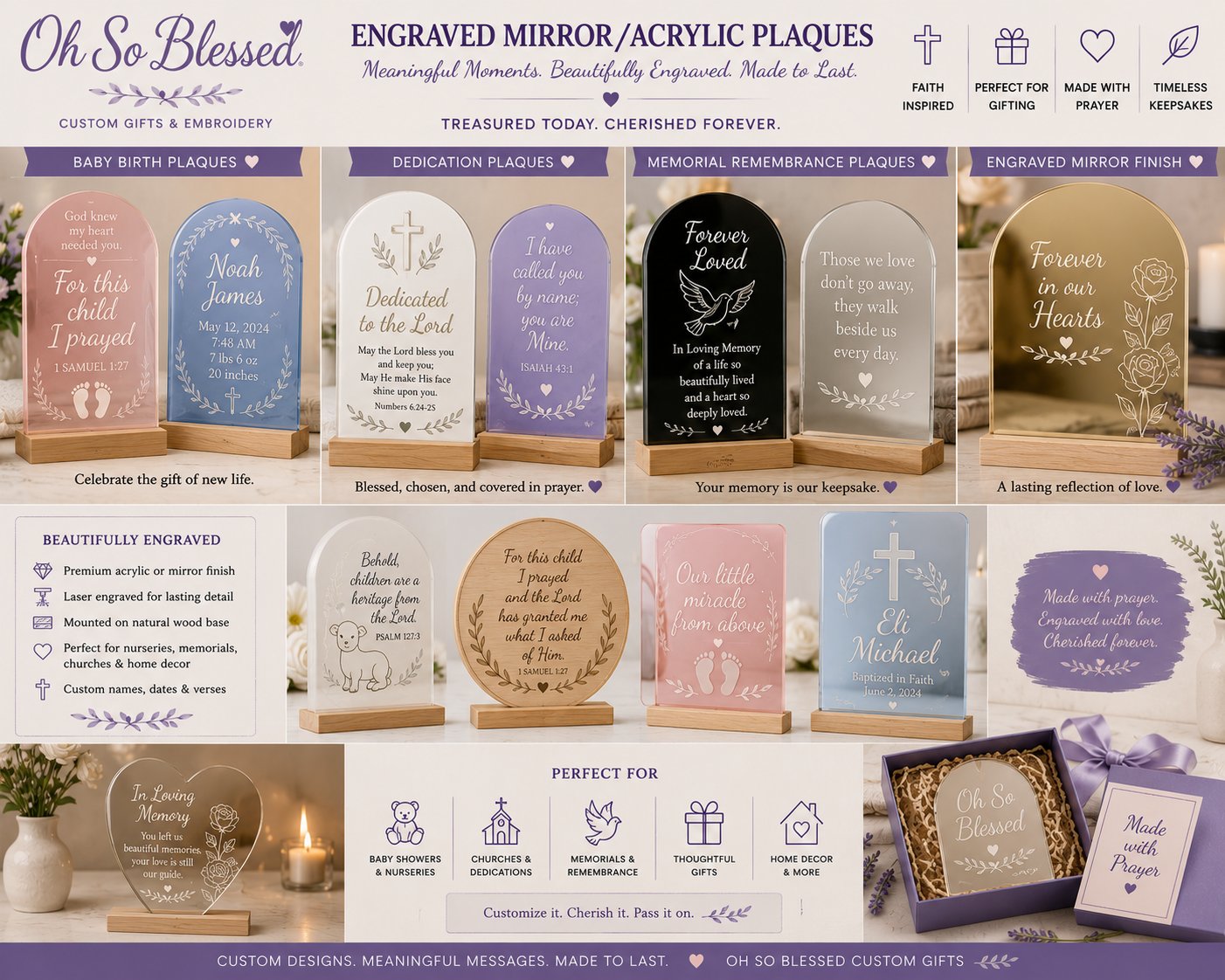 Memorial Acrylic Plaque